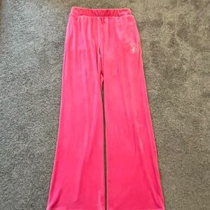 PLAYBOY Hot Pink Wide-Leg Lounge Pants | Y2K | Size XL